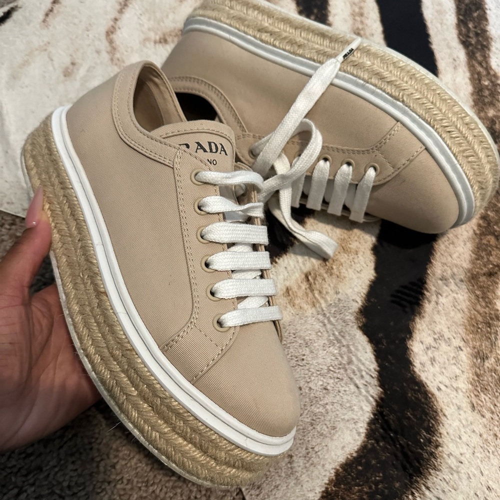 Prada Espadrille sneaker